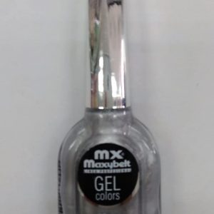MAXYBELT ESMALTE MX GEL COLORS PLATA X 13ML (21575)