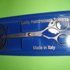 KAPELLY TIJERA #782WN-60 PRE-STYLE WHITE&BLACK LINE FILO NAVAJA 6.0" (346)